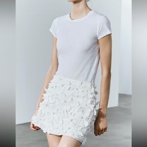 Floral mini skirt ZW collection